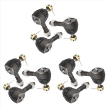 Kit d'embouts de biellette de direction pour voiturette de golf Club Car G&E 1976-2008 7539 7540