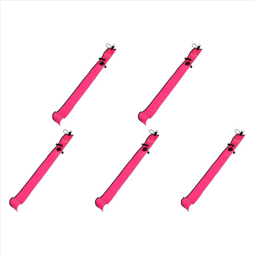 Bouée de plongée gonflable de 1 m, bouée de signalisation, rose rouge