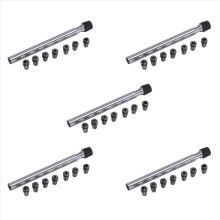 Suporte de mandril de pinça C10 Er8A 100L + 7 peças de pinça de mola Er8 de precisão
