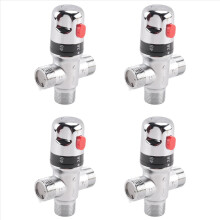 Válvula de mistura termostática de cobre de 3 vias para aquecedor solar de água de 3/4 de polegada
