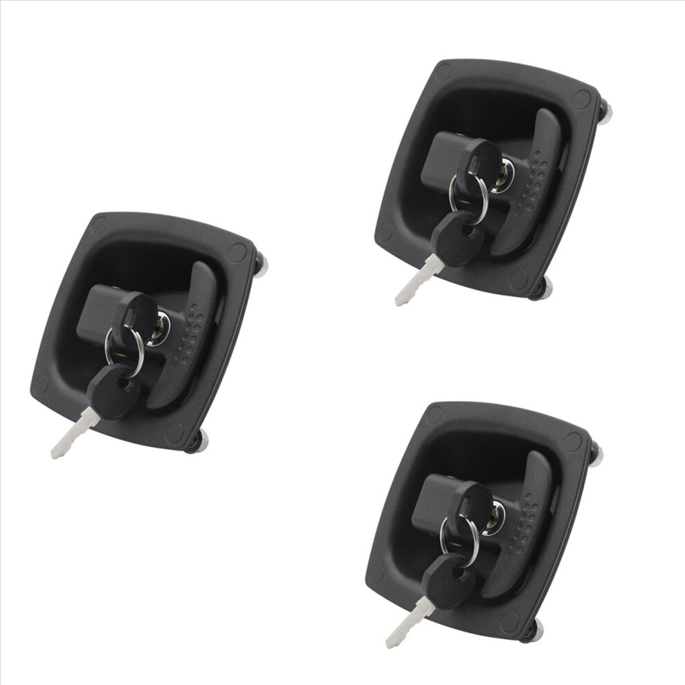 T-Shape Handle Lock For Truck Trailer Door Latch Folding For Toolbox 4853158861612