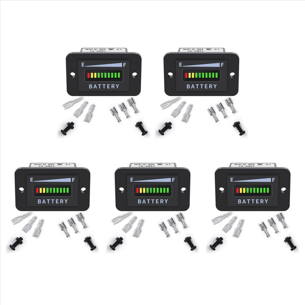Golf Cart Battery Meter 48V Led Level Ip65 For Club Car,Fork Lifts 4853188046133