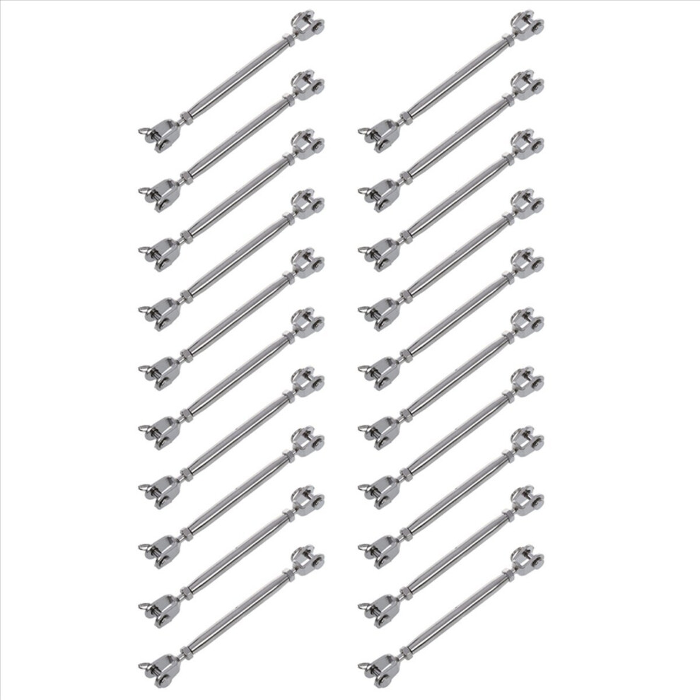 304 Stainless Steel Rigging Screw Closed Body Jaw Turnbuckle 7/32Inch 4853188022755