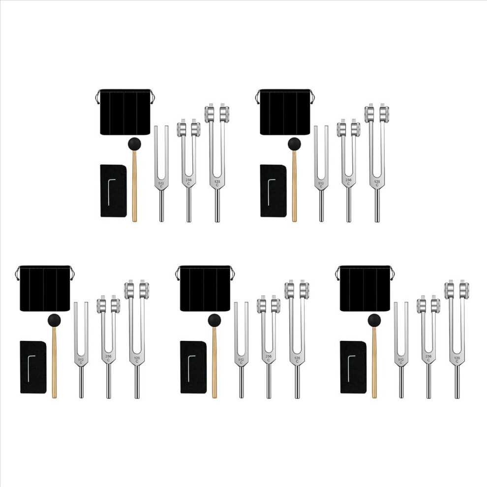 Markenlos Tuning Forks Set-128 Hz,256 Hz,512Hz Tuning Forks Perfect For Healing