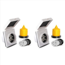 Kit de entrada de energia para RV de 30 amperes com protetor de cabo de alimentação