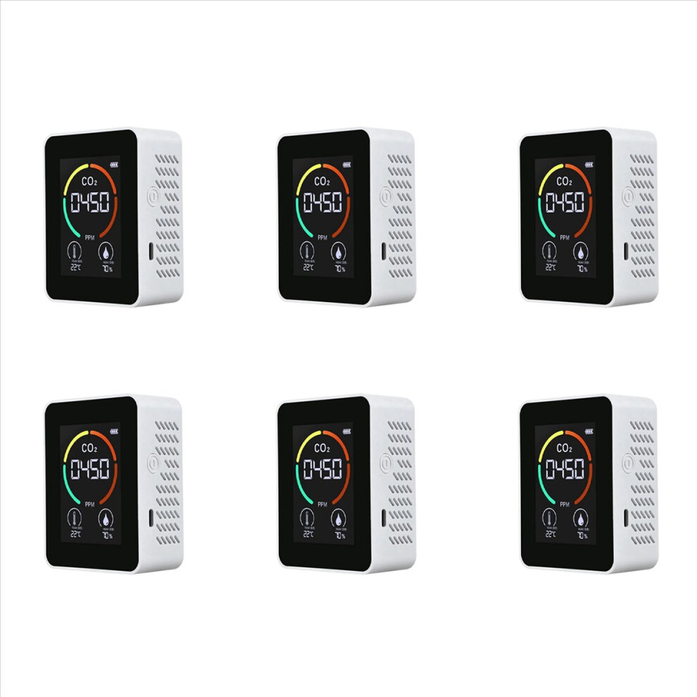 Markenlos Temperature & Humidity Meter, Air Quality Monitor, Co2 Detector, A