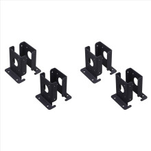 4Pcs Adjustable Wood Fence Pergola Post Base Brackets Kit