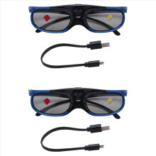 Oplaadbare DLP Link 3D-bril met actieve sluiter voor