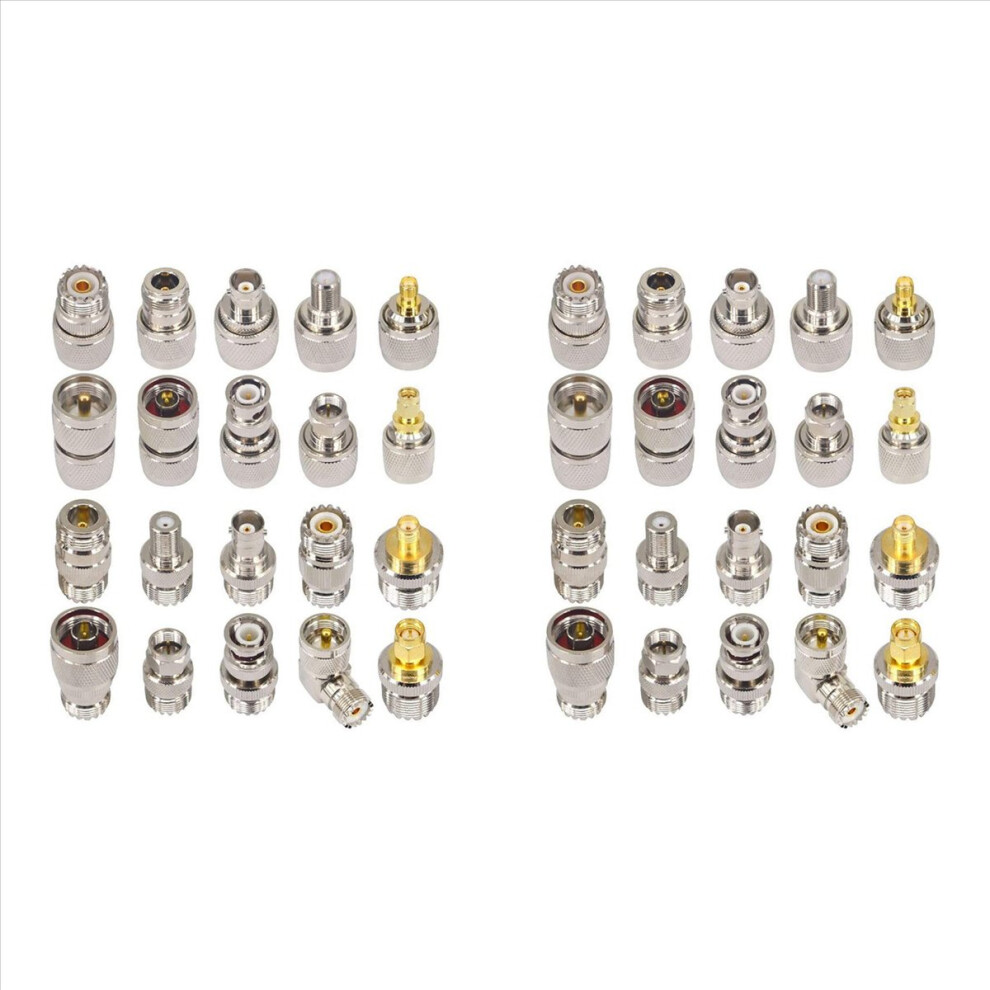 Coaxial Connector Kit Uhf So239 Pl259 Adapter Set For Cb Antenna 4853158852719