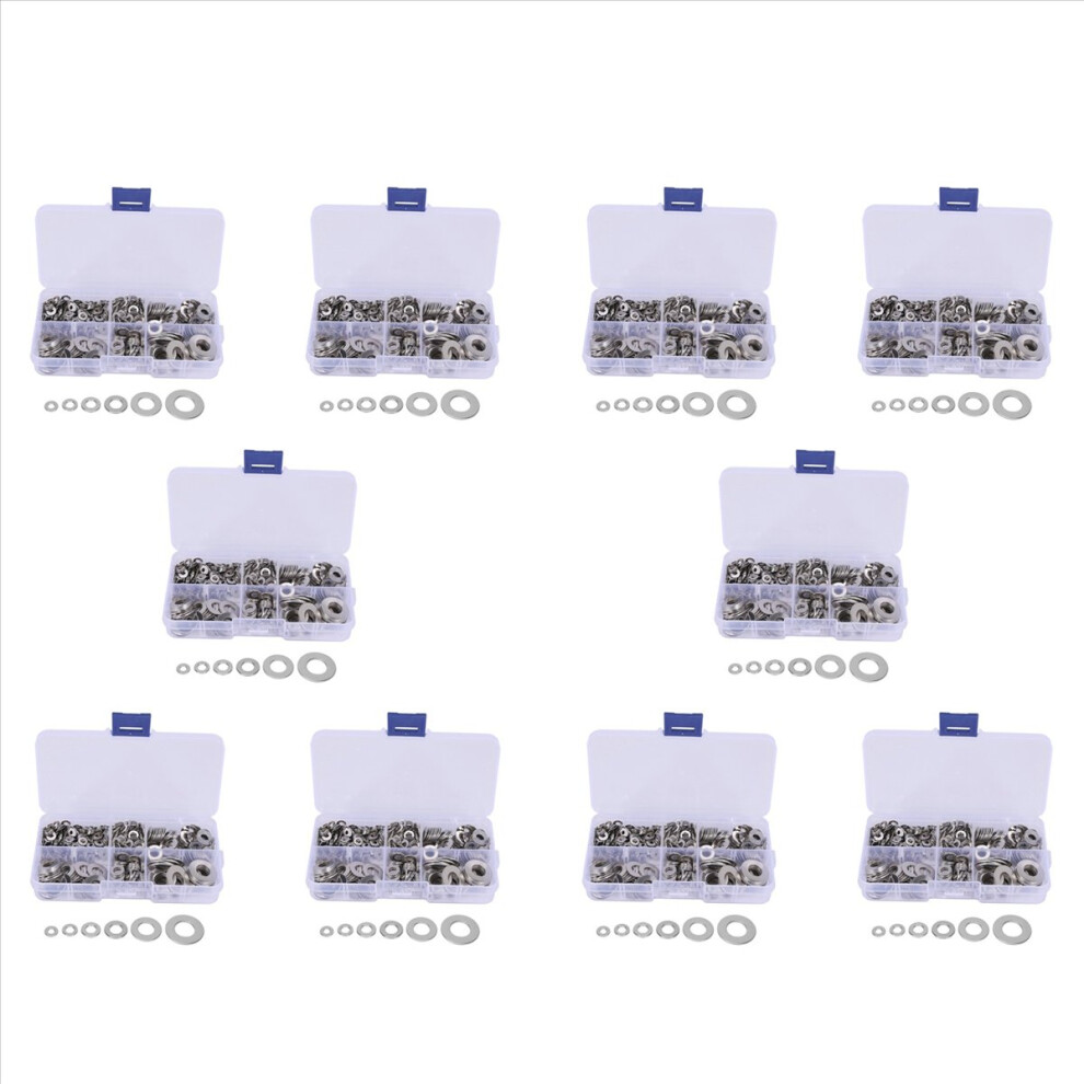 660 Pcs/Set M3 M5 M6 M8 M10 Washer Spacers Stainless Steel Kit-image-OPC-PHPB9X2-NEW