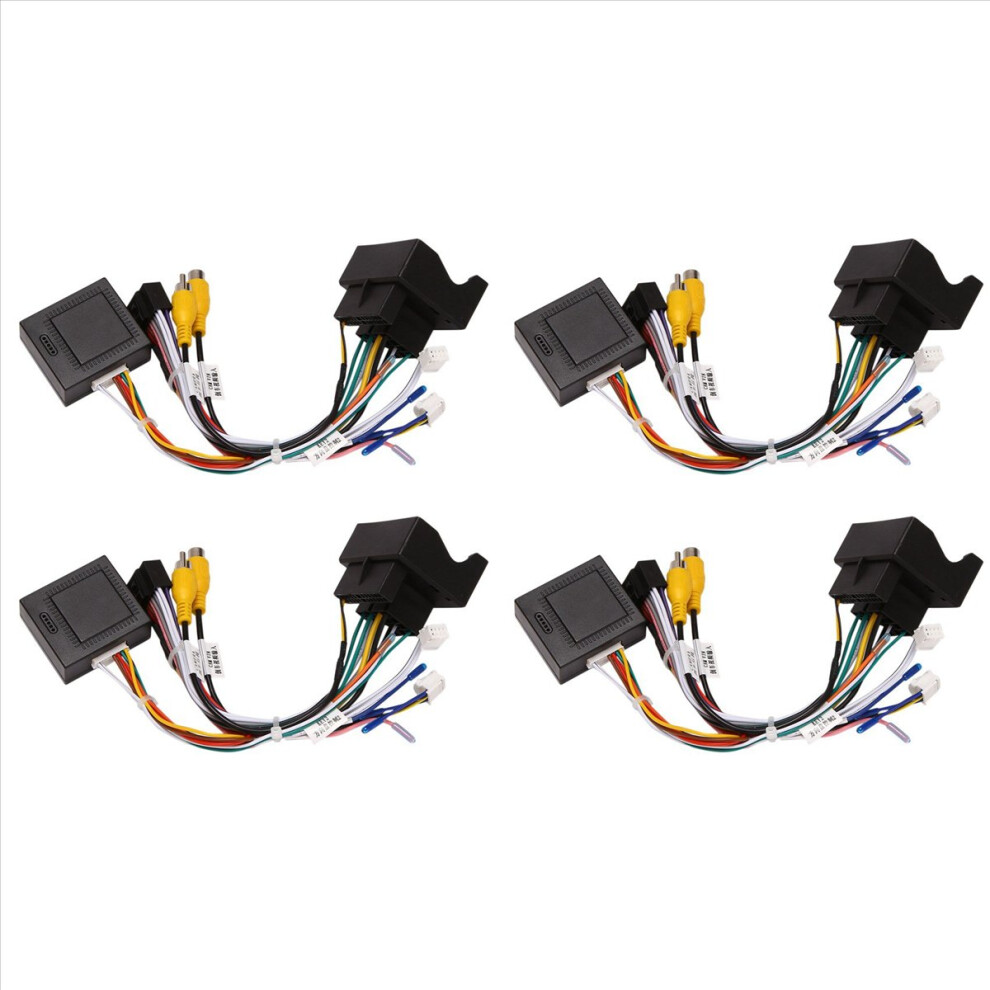 Stereo Audio 16 Pin Android Power Wiring Harness Adapter + Canbus Box 4853188097678