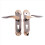 Indoor Household Door Handle for Home with Security Lock Key Set 5
