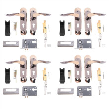 Indoor Household Door Handle for Home with Security Lock Key Set