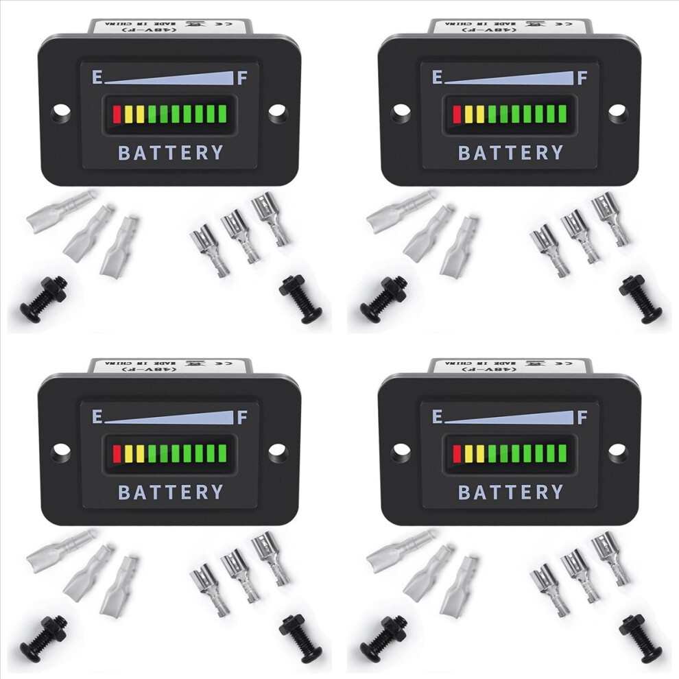 Golf Cart Battery Meter 48V Led Level Ip65 For Club Car,Fork Lifts 4852133345956