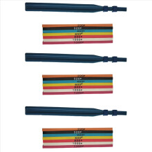 Lot de 7 pierres à aiguiser en fibre super céramique pour moules, 100 x 4 x 1 mm