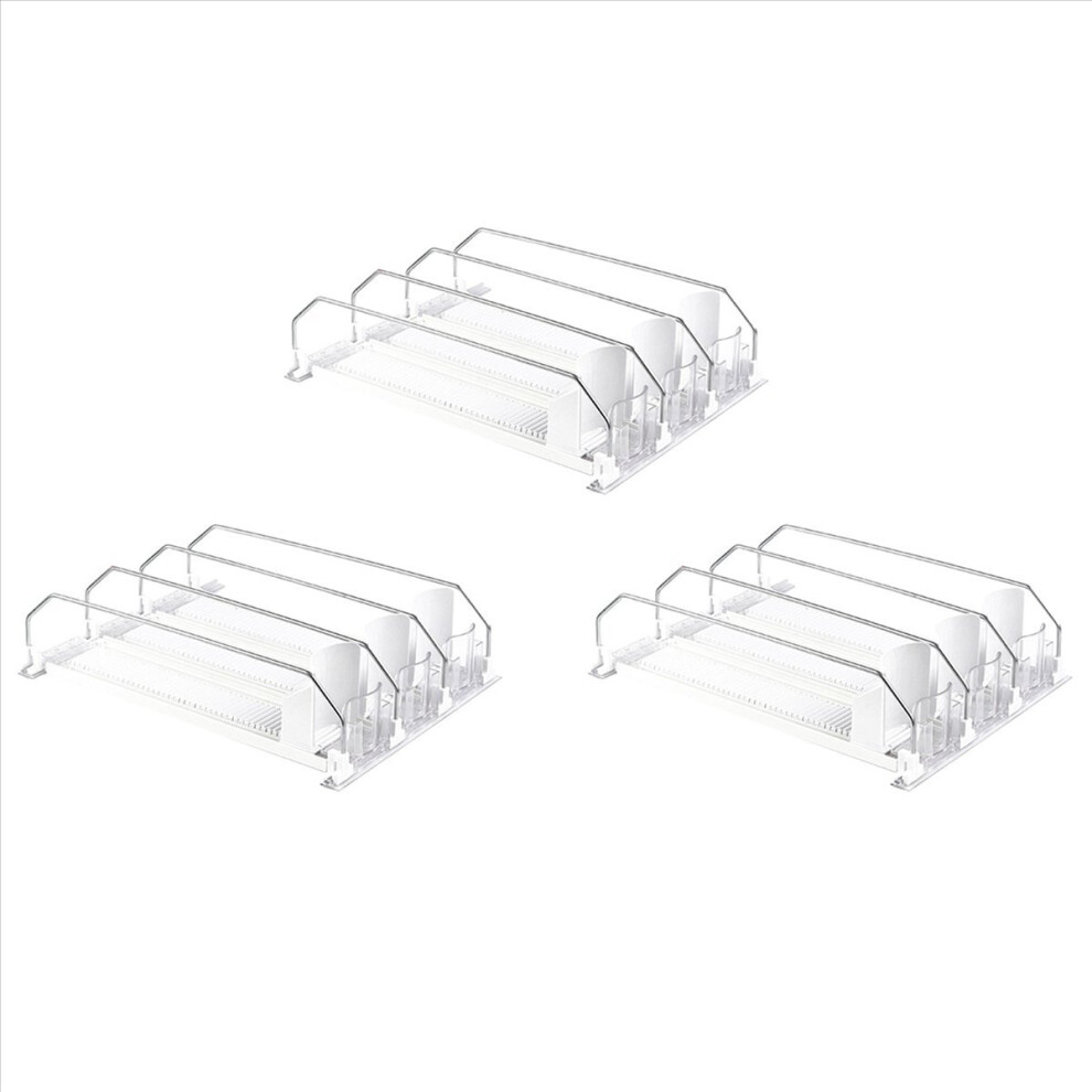 Drink Organizer for Fridge-White Automatic Pusher Glide-image-OPC-PHPBWZH-NEW