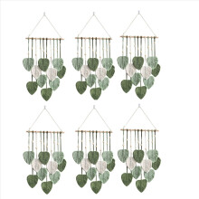 Wall Hanging Boho Room Home Decor Woven Aesthetic Wall Tapestry Green