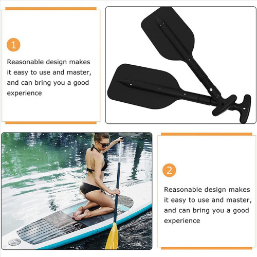 2 pezzi di pagaie telescopiche per kayak, jet ski e canoa 1