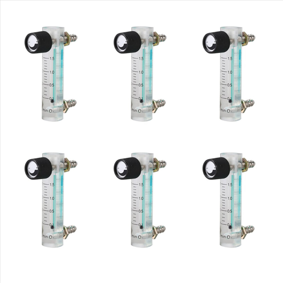 Markenlos 0.1-1.5Lpm 1.5L Oxygen Flow Meter Flowmeter For Oxygen Air Gas