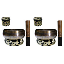 Set di campane tibetane con nuovo cuscino Stroker a doppia estremità