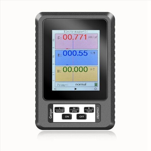 XR2 BR-9A Handheld Electromagnetic Radiation Detector Tester Black 1