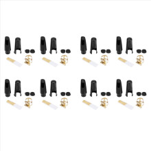 Bec de saxophone alto en plastique avec capuchon et boucle en métal