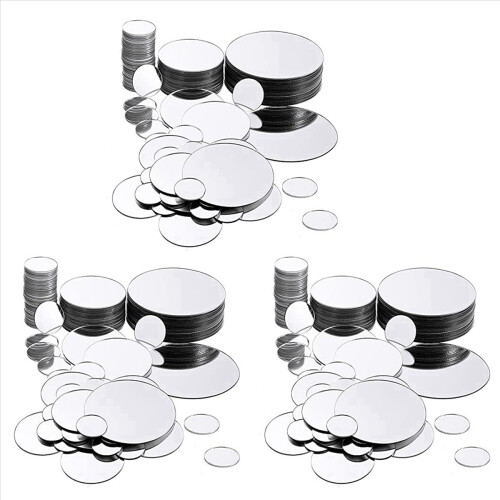 100 pezzi Mini specchio rotondo piccolo specchio rotondo specchio adesivo