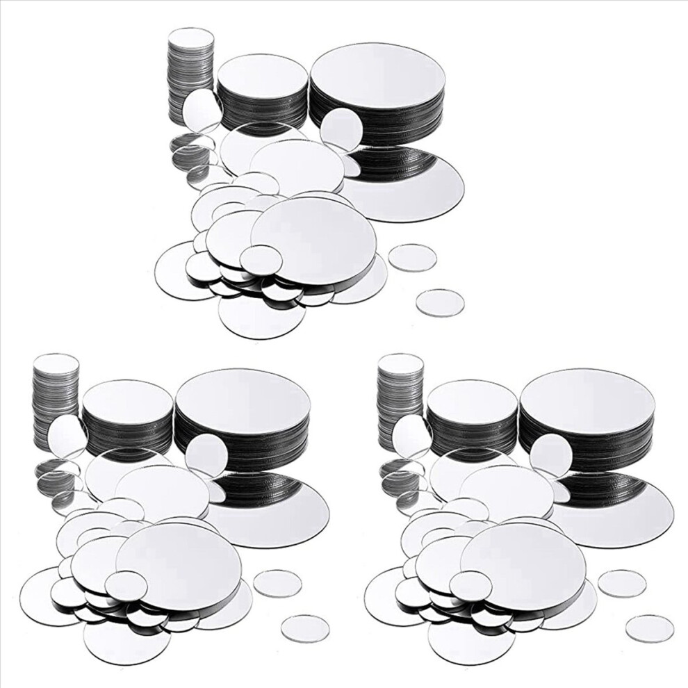 100 stuks mini ronde spiegel kleine ronde spiegel zelfklevende spiegel