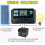 300W Solar Panel 12V 5V Dual USB Controller Battery Charger -100A 6