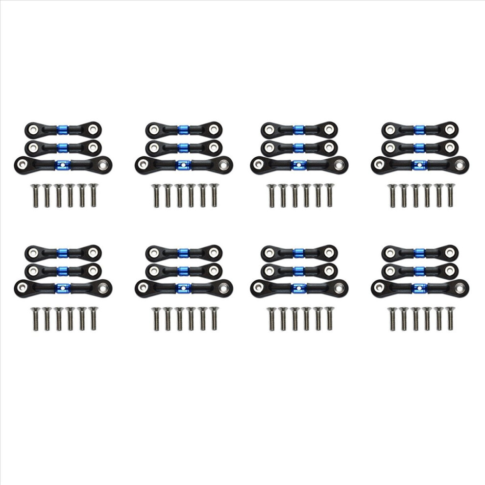 Photos - Parts for Drones & RC models Markenlos 3Pcs Steering Link Rod Servo Rod for TT-02 1/10 RC Car,Blue 