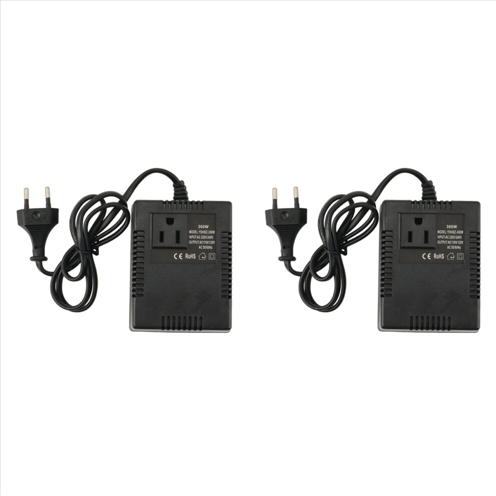 300W Voltage Converter 220V To 110V Transformer Adapter Eu Plug 4853158868079