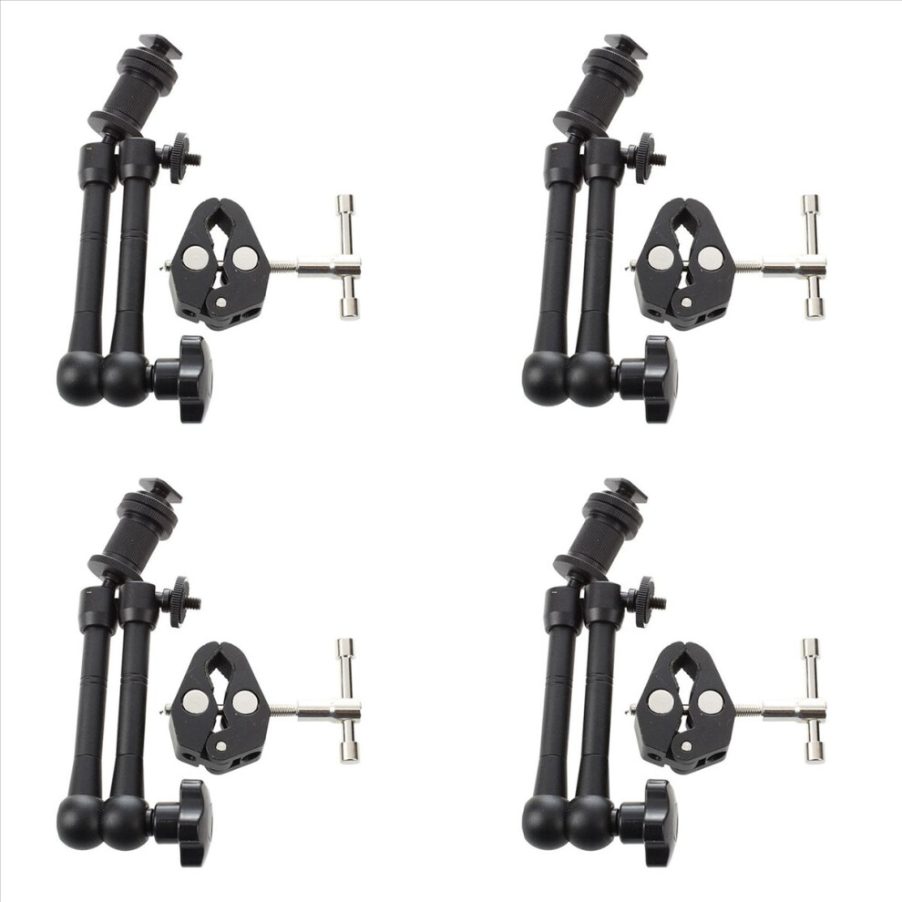 11 Inch Friction Articulating Magic Arm + Super Clamp Crab Clip 4853158868239