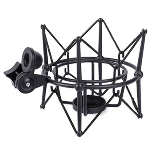 Microphone Shock Mount Adjustable Mount (Black) 2