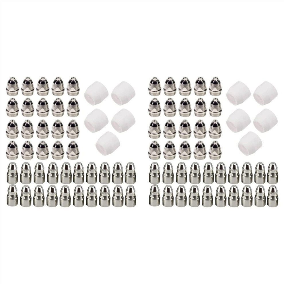 45Pcs P80 Plasma Electrode Tip Nozzle Plasma Cutting Electrode Nozzle 4853158820510