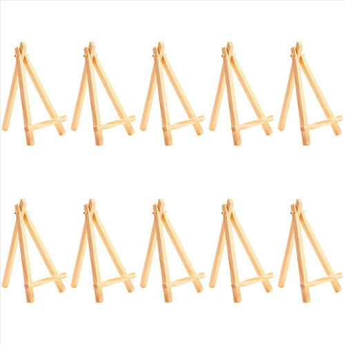 40 Μίνι DIY Ξύλινο Κορνίζα Καλλιτέχνη Ξύλινο Καβαλέτο Γάμου 15X8cm 1