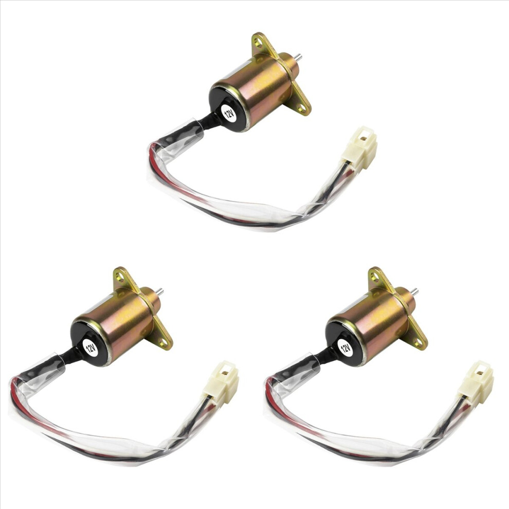 Fuel Shutoff Solenoid For 12V Engine Takeuchi 1503Es-12S5suc5s 4853188081417