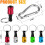 10PCS 1/4Inch Hex Shank Screwdriver Bits Extension Bar Keychain Screw 2