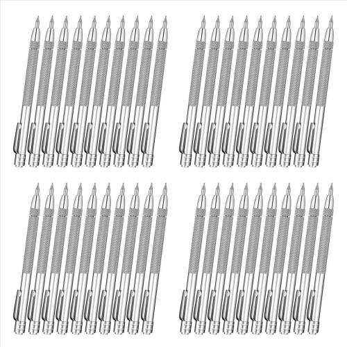 10 Pieces Tungsten Carbide Scriber with Magnet Aluminium