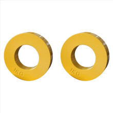 Poids fractionnaires Mini disques de poids Accessoire disque Jaune 1 kg