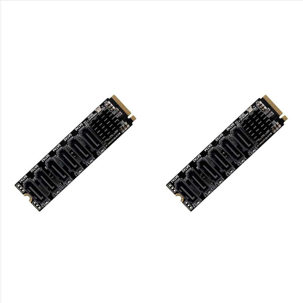 M.2 Nvme Pci-E Pcie X4 X8 X16 To 6 Port 3.0 Sata Adapter Card Riser 4853158807320