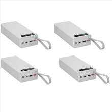 16x18650 Battery Storage Box PD QC3.0 Quick Charge DIY Power White