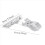 25 Pack Plastic Merchandise Sign Clip Price Display Holders,Clear 4