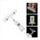 25 Pack Plastic Merchandise Sign Clip Price Display Holders,Clear 2