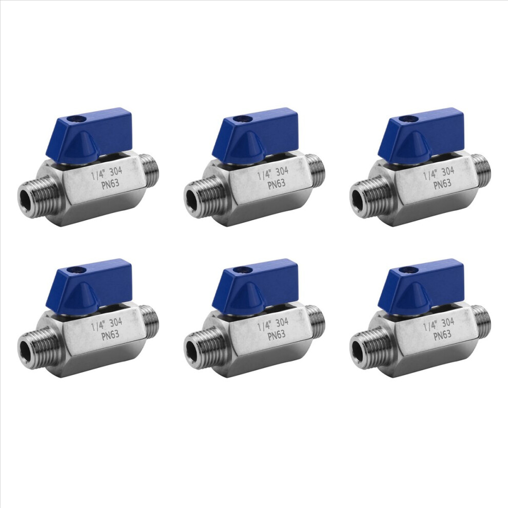 Stainless Steel Ball Valve - 1/4 Inch Npt Thread Male Mini Ball Valve 4853188044566