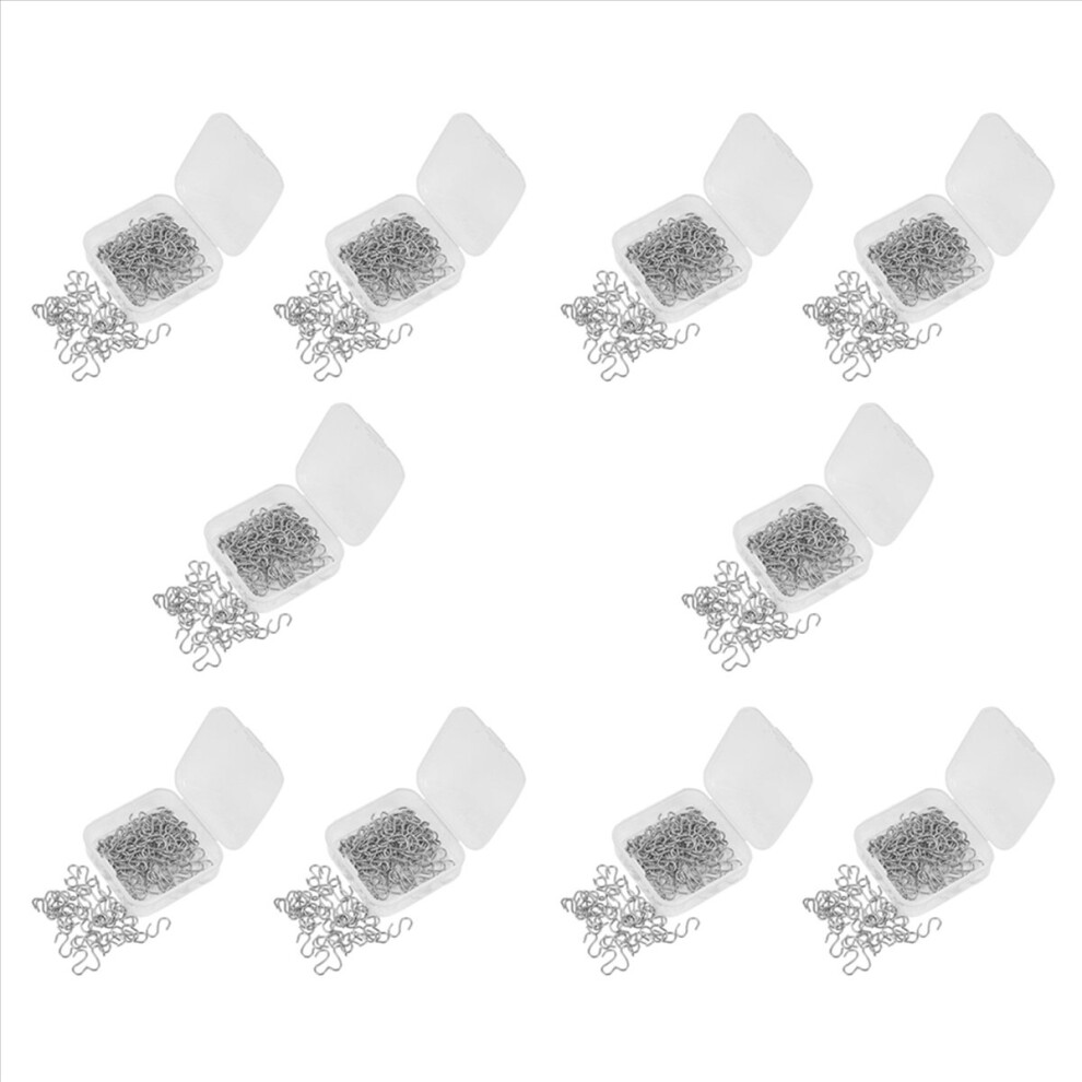 150 Pieces Mini S Hooks Connectors Metal S-Shaped Wire Hook Hangers-image-OPC-PHP9PQM-NEW