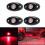 Kit de 4 lampes LED étanches pour camion - Rouge 7