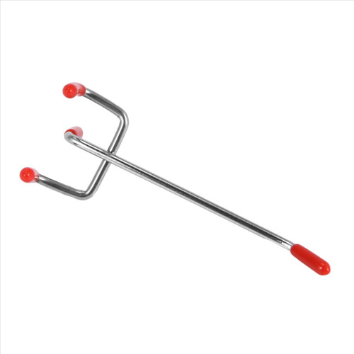25Pcs 100Mm Pegboard Hooks Slat Wall Retail Display 2