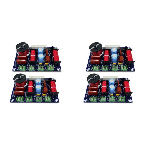 2PCS 3-Way 250W 850/5200Hz Frequency Divider DIY Speaker Filter