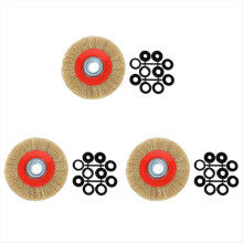 1Pcs 8 Inch 200mm Flat Wire Wheel Brush For Bench Grinder Polish