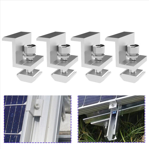 Solar Panel Mount Bracket with Mid for Trapezoidal Roof 30mm 2